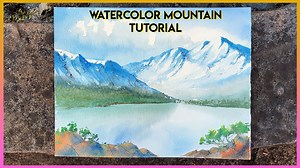 Tutorial de acuarela para montañas paso a paso | para principiantes | Sarah Burns | Skillshare