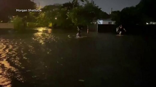 WATCH: Parts of Fort Lauderdale experienced flooding as Tropical Storm Eta battered Florida. The storm made landfall in the Florida Keys late Sunday. | CBS News