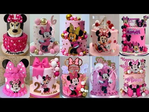 🌈💃Simple And Easy Minnie Mouse Cake Design/Minne Mouse Cake Design/Minnie Mouse Cake/Cake Design