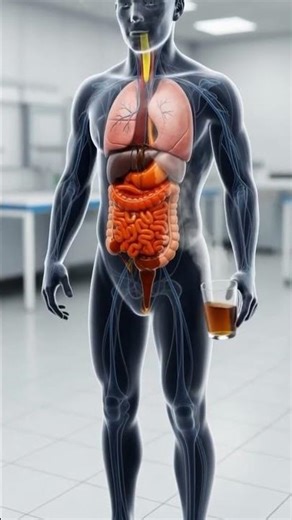 How Your Body Digests Tea | 3D Human Digestive System Animation