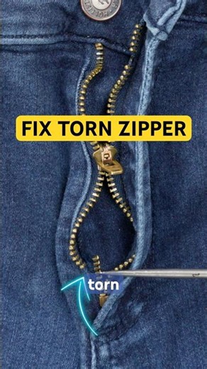 This Zipper Hack Will Save Your Jeans #diy #lifehack #fashion