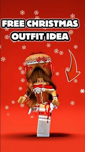 REDEEM THIS FREE CHRISTMAS OUTFIT! 2025 ROBLOX!♥️🎄 #christmas #xmas #freehair #freeface #freeoutfit