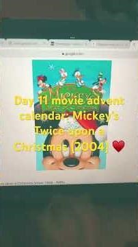 Day 11 movie advent calendar: Mickey’s twice upon a Christmas 🎄 (2004) #disney #agoofymovie
