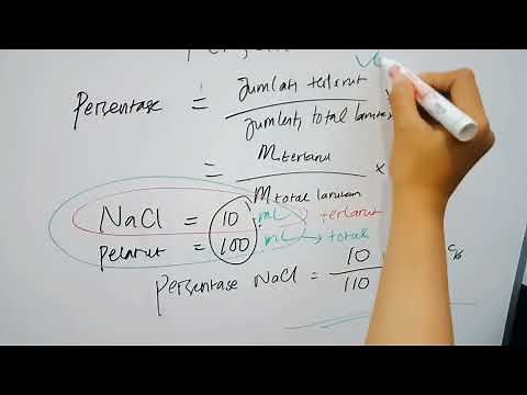 Menghitung Persentase (b/b, v/v, b/v)