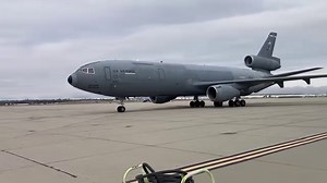 Yesterday was a very special day over at March Air Reserve Base! A KC-10 landed and taxied under its own power for the final time. Once the preparations are complete in a couple of days, it will be towed over the museum and placed on display. | March Field Air Museum