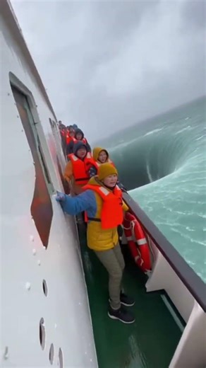 Massive Ocean Whirlpool Nearly Swallows Ship | Terrifying Sea Vortex Caught on Camera