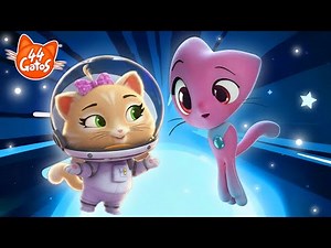 44 Gatos | Latinoamérica |¡Pilou y la Gatita Alienígena! 🚀🛸 NUEVA AMISTAD
