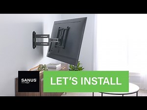 How to Install the SANUS Advanced Full-Motion 4D® + Shift™ TV Wall Mount for TVs 32"-65"