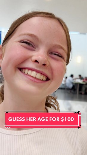 Guess my daughter’s age for $100 🤣 | guessing age
