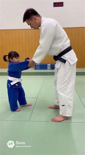 밭다리후리기 #sora2