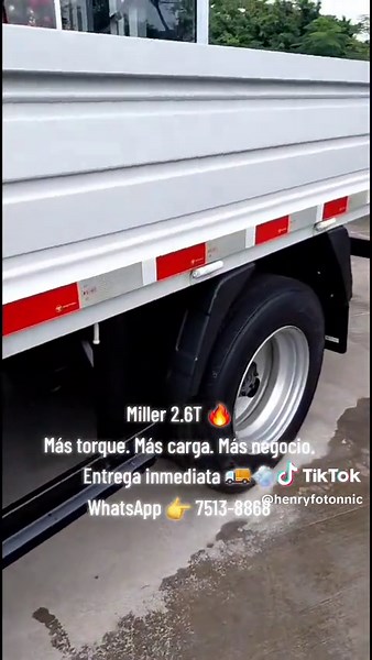 🔥 Potencia, rendimiento y capacidad REAL de trabajo. Este es el FOTON Miller 2.6 Toneladas: el camión que está dominando Nicaragua. ✔ Motor 2.5L – 127 HP y 320 Nm de torque ✔ Capacidad de carga 2.6T reales ✔ Frenos ABS EBD sensor de carga ✔ Dirección hidráulica (suave incluso con carga) ✔ Economía de combustible ideal para ruta y reparto ✔ Respaldo Excel Automotriz & FOTON Nicaragua 🇳🇮 Si necesitás potencia, economía y un camión que produzca todos los días, este es el modelo indicado. Stock l