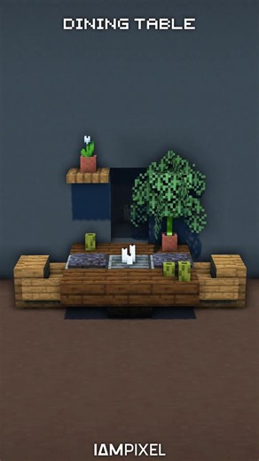 Minecraft Dining Table Tutorial Guide