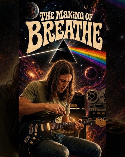 The secret behind the sound of Breathe #classicrock #pinkfloyd #guitar