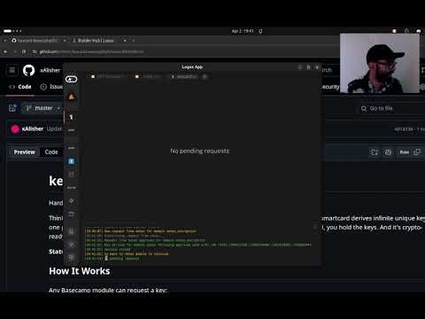Keycard for Logos Basecamp — Sovereign Hardware Auth for Your Modules | Demo & Walkthrough