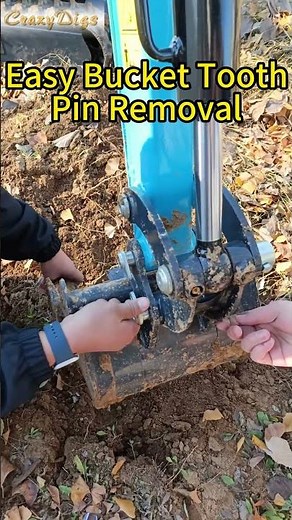Easy Mini Excavator Bucket Change: Simple and Quick #minidigger #excavator #excavationlife #farming