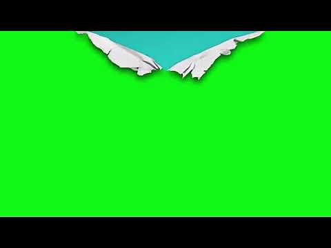 paper tear transition | green screen | free paper tear transition