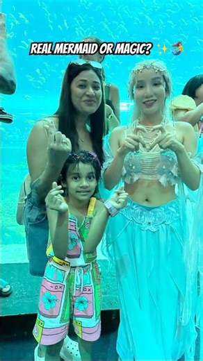Real Mermaid or Magic? 🧜‍♀️✨ #shortsfeed #mermaid #magic ♥️💖💕