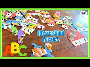 Learning ABC’s Solving Three Letter Word Puzzles For Kids