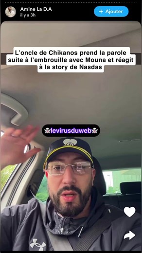 L’oncle de Chikanos prend la parole suite à l’embrouille avec Mouna et réagit à la story de Nasdas #nasdas #mouna #poupettekenza #aqababe #bysouk #MasterPoulet
