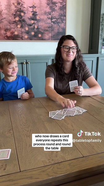 Bookmark this one! You can never know too many quick and easy card games! Old Maid is great for kids who are learning how to play card games. Everything from identifying numbers, creating pairs, and practice holding the cards is all so good! #ad #bicyclepartner @Bicycle Cards How to Play Old Maid: 1. Remove one Queen from the deck, leaving 51 cards. 2. Shuffle and deal all cards to the players. 3. Players sort their hands and remove any pairs (two cards of the same rank). 4. The dealer offers th