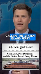 Collin Jost & Pete Davidson are an ELITE Combo!! 🤣😂😭| SNL’s Weekend Update #ferry #snl #newyork