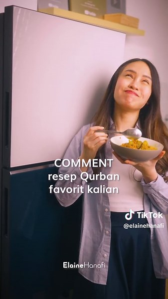 Daging Kambing dimasak apa biar sehat? ✨ Masak tanpa minyak = rendah kalori ✨ Gak bikin timbangan naik 📌 Tips biar kambing ga bau: – Buang lemak berlebih – Rendam jeruk nipis 30 menit – Rebus 10 menit, buang air rebusan pertama – Banyakin aromatics (daun jeruk, sereh, lengkuas, dll) 🎥 Setelah matang, Aku simpan di Ungkep Compartment Samsung, tinggal panasin – no defrost needed! @samsungindonesia . Ini resepnya Tongseng Kambing Sehat (Tanpa Minyak! Tanpa Santan) 🍖 1 KG Daging kambing (rendam j