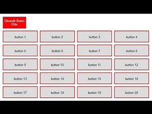 JavaScript Button Oluşturma