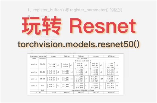 torchvision.models.resnet50() 可以使用哪些参数 ？ 这些参数有什么用 ？ 学习 DETR 必读 ！
