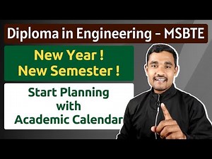 New Semster Planning | Academic Calender MSBTE