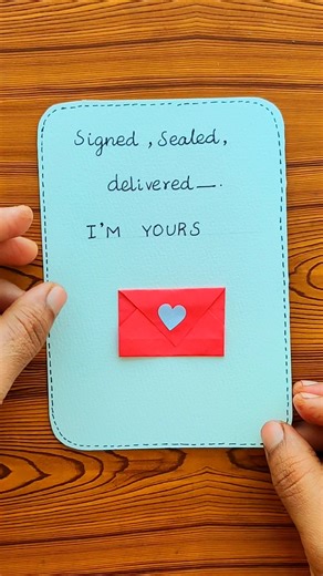 2 min DIY card for lover