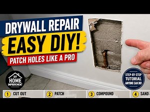 Watch and learn with our drywall repair channel – fixing holes has never been this simple!