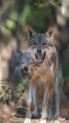 the angry wolf comes out in village