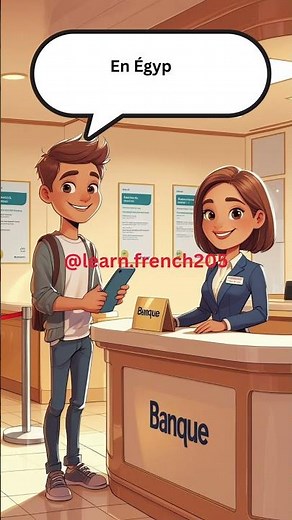 Dialogue en Français. A la banque #aprendefrances #dialogue #learnfrench