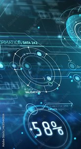 Communications and cloud technologies in moving infographics