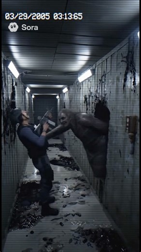 INT. SCP FOUNDATION HEAVY CONTAINMENT ZONE - NIGHT (VHS CAMCORDER, TIMESTAMP: 03/29/2005, REALISTIC)