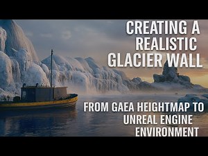 Creating a Realistic Glacier Wall –Gaea Heightmap to Unreal Engine Environment #tutorial #gaea