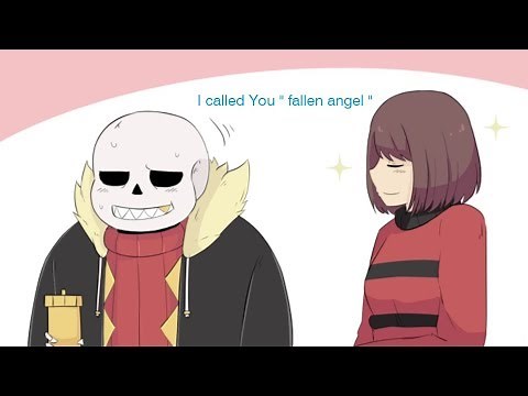 Frisk called Sans " fallen angel "【 Undertale and Deltarune Comic Dubs 】