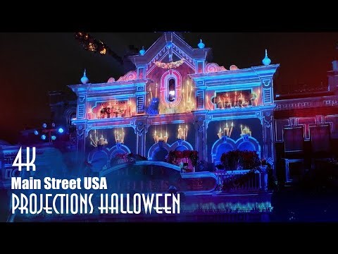 Mapping Projections Main Street | Loop Complet | Halloween 2025 | Disneyland Paris