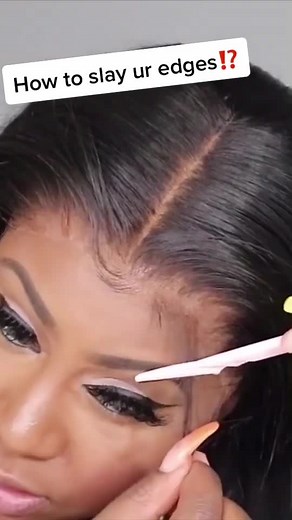 Edges tutorial 🤩🥳#fyp #hairstyles #edges #babyhair #edgestutorial