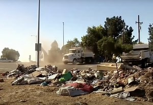 This California City Removes Literal Tons of Garbage and Feces From Homeless Camps Each Month
