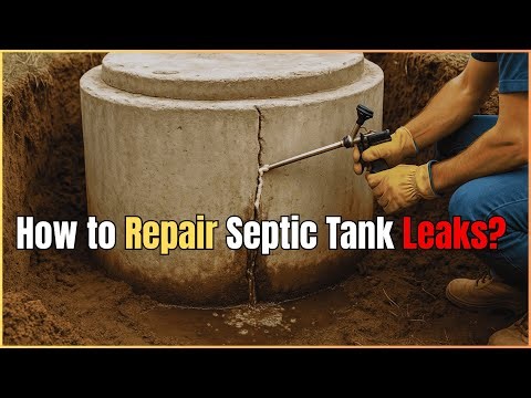 Septic Tank Leak Repair Methods #septictankrepair #septictanks #civilengineeringbasics