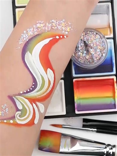 Joyful Rainbow Face Paint Tutorial for Kids