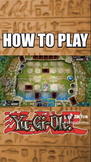 How to play Yu-Gi-Oh! The basics #yugioh #yugiohtiktok #yugiohcards #yugiohcommunity #yugiohtcg #yugiohfan #yugiohduelmonsters #yugiohgx