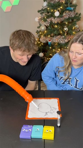 What is he drawing 😭