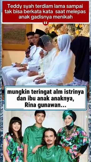 Teddy syah tak kuasa tahan tangis saat lamaran putrinya, anaknya bersama alm rina gunawan