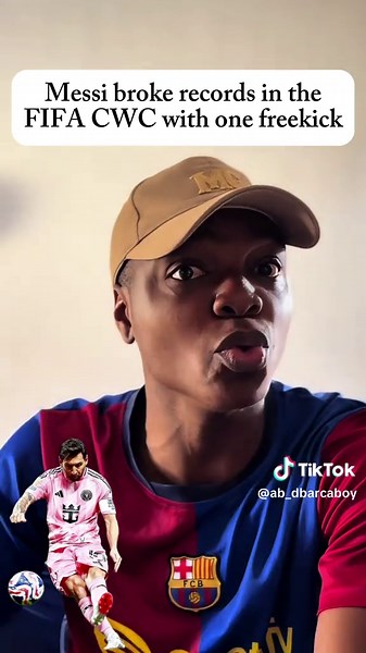 Messi made history in the FIFA CWC with one free kick goal. #footballnews #fifacwc #messi