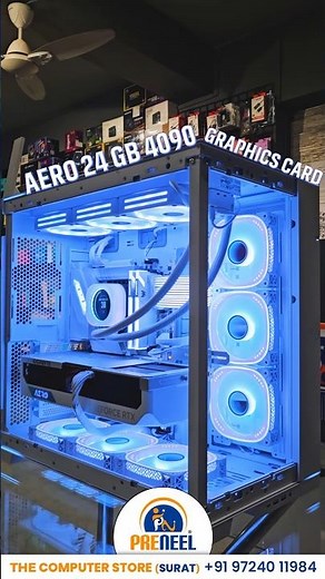 🚀 Ultimate White-Themed PC Build! | Intel i9-14900K + RTX 4090 AERO 🔥 Dream Setup #intelpc #rgbram