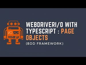 Part4: WebdriverIO with TypeScript - Page Objects