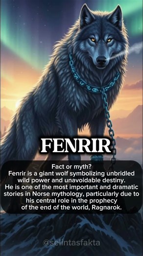 Fact or Myth? Fenrir, the Wolf Monster Who Will End the World!​ #Fenrir #NorseMythology #Ragnarok