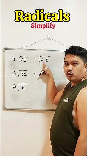 How to simplify radicals #maths #mathproblem #moi #radicals